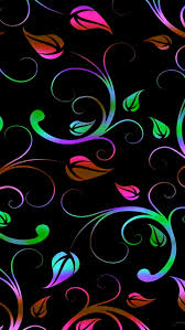 vines black lighted abstract curious