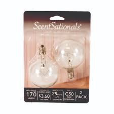 Scentsationals 25 Watt Replacement Wax Warmer Clear Light Bulbs 2 Pack Walmart Com Walmart Com