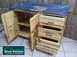 Bem vindo à cada como fazer armario de pia de cozinha de pallet. Gabinete De Pia Feito Blue Pallets Moveis Ecologicos Facebook