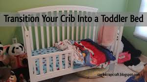 how to transition a crib to toddler bed