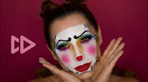cute rainbow clown halloween makeup