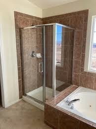 glass shower enclosure bathroom
