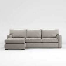 Axis Grey Fabric Sectional Sofa