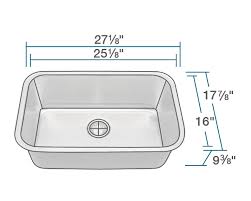 single bowl undermount stainless steel sink