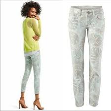Womens Cabi Paradise Cropped Super Skinny Jeans In Pale