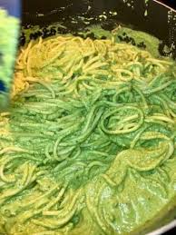 how to make peruvian green spaghetti