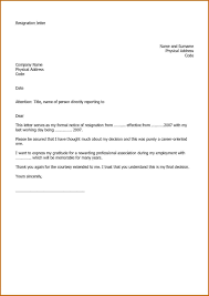 How To Write A Resignation Letter For Work Sample