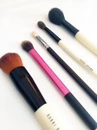 my five most used makeup brushes