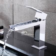 In a few short hours, you can have a shiny, new, and clean faucet. Simple Brass Chrome Waterfall Unique Bathroom Faucets Silver