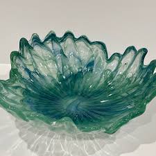 Large Abstract Murano Glass Bowl