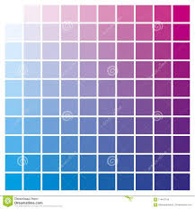 Color Chart Magenta Cyan Print Production Color Guide Ink