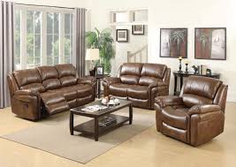 tan leather 3 1 1 recliner sofa suite