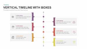 Vertical Timeline Powerpoint Template And Keynote With Boxes