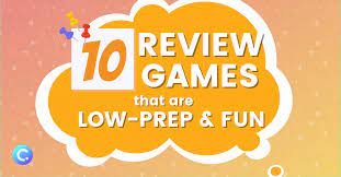 10 low prep clroom review games your