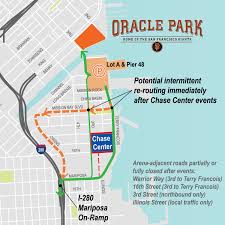 Getting To Oracle Park Around Chase Center Events San