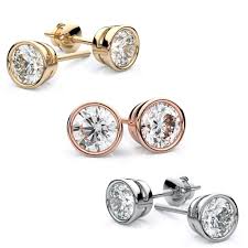 ing diamond stud earrings