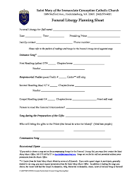 See more ideas about funeral planning, funeral, how to plan. Funeral Liturgy Planning Sheet Saint Mary Church