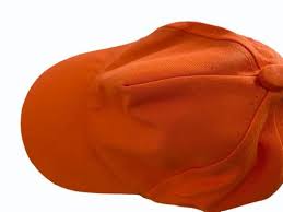 plain orange cap at rs 30 piece plain
