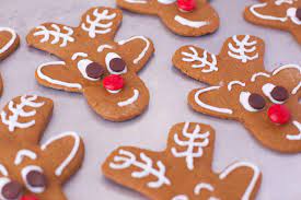 But when you turn them upside scrape down the sides of the bowl and beater. Reindeer Gingerbread Cookies From Gingerbread Men