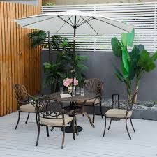 Outsunny 4 Seater Outdoor Dining Set