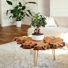 Olive Wood Large Coffee Table