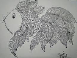 Doodle Fish Art By Payal Parikh Drawing Fine Art For Sell
