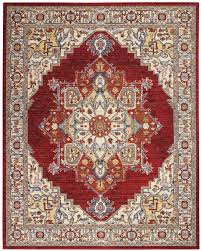 nourison majestic red mst05 carpet