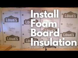 How To Install Rigid Foam Board