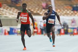 But ultimately, when the gun blew for a perfect lift off, the kasarani roof went up in smoke. Sprinting To Tokyo In Borrowed Spikes Otieno Omanyala Shine In 100m Final Business Today Kenya