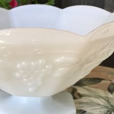 Vintage Bowl White Milk Glass Bowl