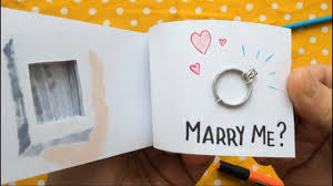 Flipbook Proposal With Hidden Engagement Ring Compartment Original