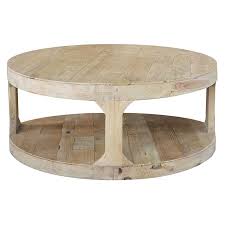 Frans Recycled Timber 90cm Round Coffee