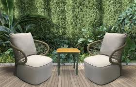 Green Outdoor Aluminum Frame Lounge