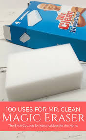 mr clean magic eraser uses