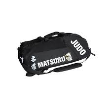 sports bag backpack matsuru judo black