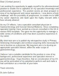Physician Cover Letter Example Lovely Medical Doctor Cover