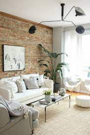 77 cool living rooms with brick walls