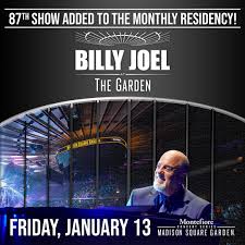 billy joel adds madison square garden