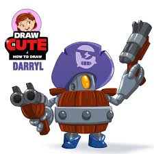 Follow supercell's terms of service. How To Draw Darryl Brawl Stars Draw It Cute