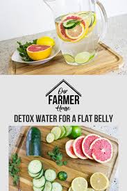 detox water for flat belly easy