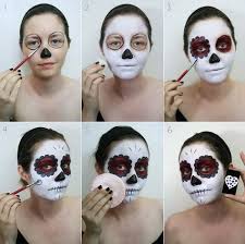 33 simple sugar skull makeup looks