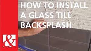 How To Install A Glass Tile Backsplash