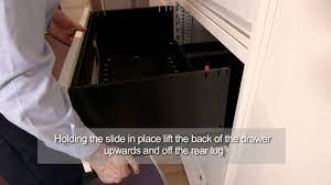 bisley lateralfile drawer removal