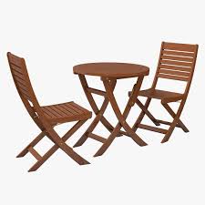 Garden Bistro Set Madeira Escura