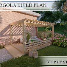 Pergola Plan Wooden Pavilion Build