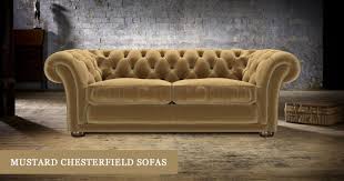 mustard chesterfield sofas made in