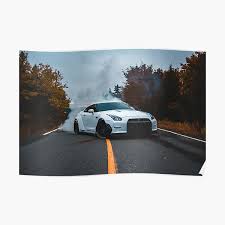 The supercar first debuted in 2007 and has essentially retained the exact same styling throughout the years, with only. Nissan Gtr Posters Redbubble