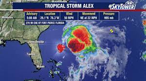 Tropical Storm Alex: First named storm ...