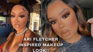 ari fletcher inspired makeup look