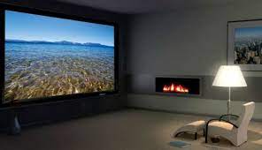 Projector Or A Big Screen Tv Dignited